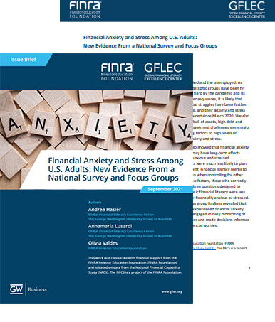 Financial Anxiety and Stress Among U.S. Adults: New Evidence from a National Survey and Focus Groups